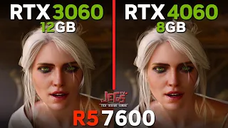 RTX 4060 vs RTX 3060 | Ryzen 5 7600 | Tested in 15 games