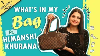 What’s In My Bag Ft. Himanshi Khurana | Bag Secrets Revealed