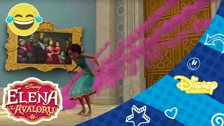 Únik z královské pokladnice | Trénování se žezlem | Elena z Avaloru | Disney Channel Česká republika