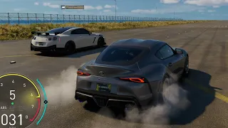 The Crew Motorfest | 713HP MK5 Supra vs 957HP Redeye Hellcat, 818HP Nismo R35 GTR - Airstrip Racing