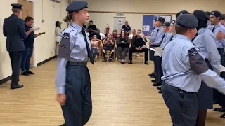 Proud parents watch on as new members join Harlow Air Cadets