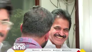 കെസി വേണുഗോപാൽ മാധ്യമങ്ങളെ കാണുന്നു