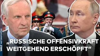 PUTINS PROPAGANDA-PARADE: Wie der Kreml-Chef durch Täter-Opfer-Umkehr seine Bevölkerung manipuliert