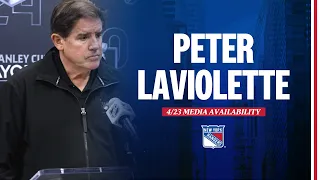 NYR vs WSH: Peter Laviolette Pregame Media Availability | April 23, 2024