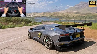 Lamborghini Aventador LP700-4 | Forza Horizon 5 | Logitech g29 gameplay