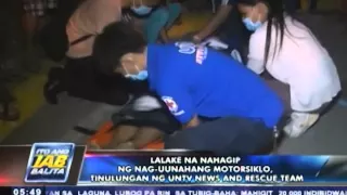 Mga biktima ng tumaob na jeep, tinulungan ng UNTV News and Rescue Team