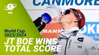 Johannes Thingnes Boe Wins the 23/24 World Cup Total Score