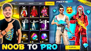 Free Fire I Got New Characters Rare Bundles😱 And New Emotes😍 NOOB To PRO -Garena Free Fire