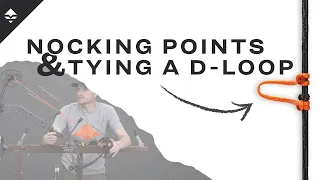 Bow Build Pt. 1 - How to Set Nocking Point & Tying a D-Loop