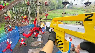 Nerf War | Amusement Park Battle 35 (Nerf First Person Shooter)