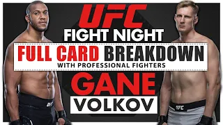 UFC Vegas 30: Gane vs. Volkov FULL CARD Breakdown | Betting | DraftKings | Monkey Knife Fight