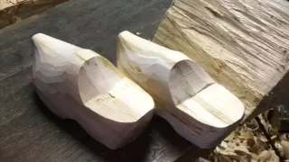 Dutch Wooden Shoes being made in the Netherlands by Koos Vreeswijk