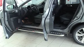 Замена подножек на Nissan Pathfinder 2015