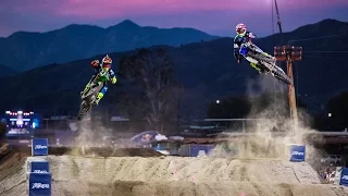 1v1 MX Racing on an Unwound Supercross Track | Red Bull Straight Rhythm 2016