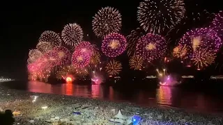 Rio's New Year Celebration draws almost 3 million to Copacabana Beach