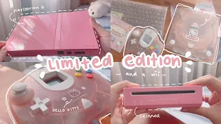 🌸 buying a pink playstation 2 + a hello kitty sega dreamcast in 2021 || making my wii pink too [ad]