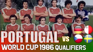 PORTUGAL World Cup 1986 Qualification All Matches Highlights  | Road to Mexico