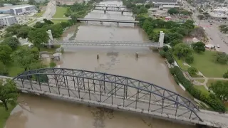 Here's the flood status of the 'swollen' Brazos River in Waco