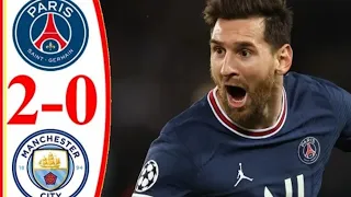 PSG VS Manchester City  2-0 All Extended Goals And Highlights 2021 HD