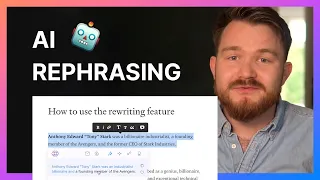 Rephrasing & Paraphrasing with AI (For Free) 💬 | Text Cortex