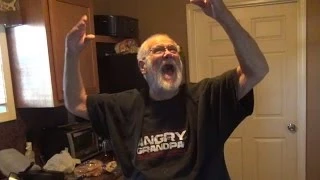 GRANDPA DOES THE CRAB DANCE