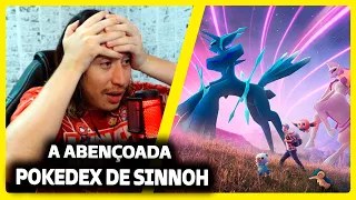 A ABENÇOADA Pokédex de Sinnoh! | REACT DO MORENO  | Kaka Mestre Pokemon