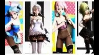 【Siaray99】【MMD】被害妄想携带女子 - Miku, Luka, Haku, Gumi