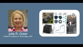 Materials by Design: Three-Dimensional (3D) Nano-Architected Meta-Materials | Julia R. Greer