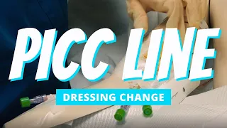 PICC Line Dressing Change | Nurse Skill Demo