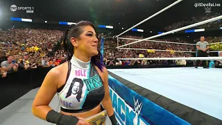 Absolutely insane crowd reactions in Lyon, France on Smackdown 🔥🔥🔥🔥🔥 #smackdown #bayley #laknight