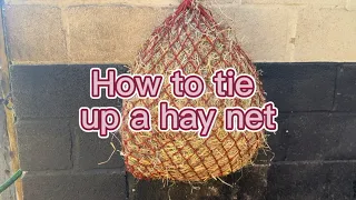 HOW TO TIE A HAYNET || beginner series || @Diamondequestian