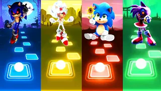 Sonic Exe vs Heyper Sonic Exe vs Baby Sonic vs Amy Exe | Tiles Hop EDM Rush