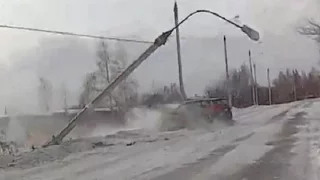 Russian Car crash compilation January - Russian Car crashes - week 4