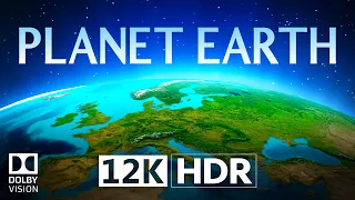 Planet Earth in 12K HDR 120fps Dolby Vision with Calming Music