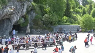 Chapelet du 9 mai 2022 à Lourdes