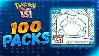 Opening 100x Pokémon 151 Booster Packs!