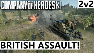 British Assault! 2v2 - Company of Heroes 3