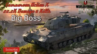 Action X 22.2K Damage 6 Kills ( Play as Boss ) | World of Tanks Blitz