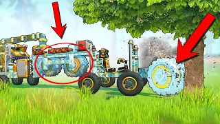 ПОСТРОИЛ КОМБАЙН ПО ДОБЫЧЕ И ПЕРЕРАБОТКЕ ДЕРЕВА SCRAP MECHANIC SURVIVAL - ДЕНЬ 13