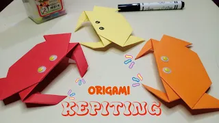 CARA MEMBUAT ORIGAMI KEPITING | HOW TO MAKE ORIGAMI CRAB EASY | ORIGAMI CRAB TUTORIAL