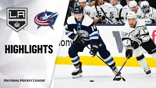 NHL Highlights | Kings @ Blue Jackets 12/19/19