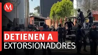 Detienen a 50 personas por extorsión cerca de la Terminal de Autobuses en Toluca