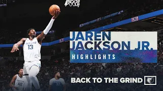Jaren Jackson Jr. Highlights | Memphis Grizzlies vs. Minnesota Timberwolves