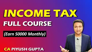 Basics Of Income Tax Full Course In Hindi Free Income Tax Full Course For Beginners