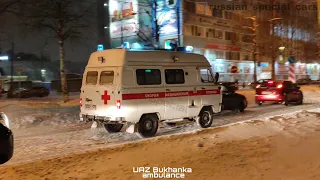 Russian ambulance | UAZ Bukhanka with siren Phaser