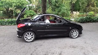 Peugeot 206cc roof opening