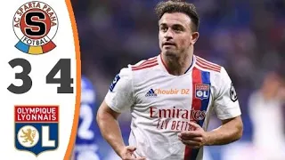 Sparta Prague vs Lyon 3-4 Europa League  ● 21/10/2021 HD