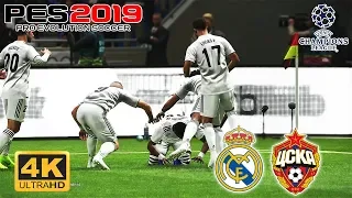 PES 2019 | Real Madrid vs CSKA Moscow | UEFA Champion League | PC GamePlaySSS