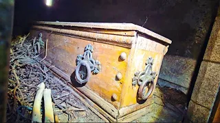 HUNDRED year old COFFIN, beautifully PRESERVED but where did the BONES come from?