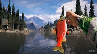 Far Cry 5 - Fishing Kokanee Salmon - Open World Free Roam Gameplay (PC HD) [1080p60FPS]